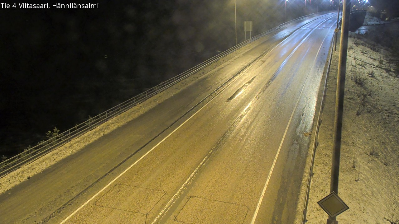 Weather Camera Image Väg 4 Viitasaari Hännilänsalmi, Viitasaari, Keski-Suomi