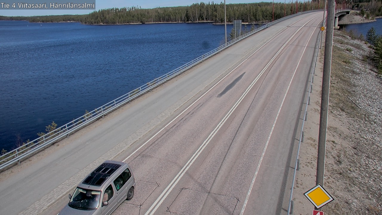 Weather Camera Image Road 4 Viitasaari Hännilänsalmi, Viitasaari, Keski-Suomi