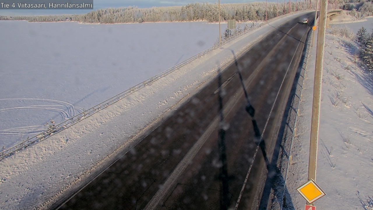 Weather Camera Image Road 4 Viitasaari Hännilänsalmi, Viitasaari, Keski-Suomi