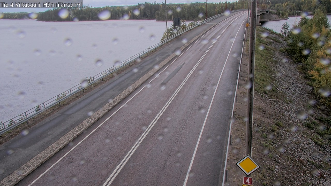 Weather Camera Image Väg 4 Viitasaari Hännilänsalmi, Viitasaari, Keski-Suomi