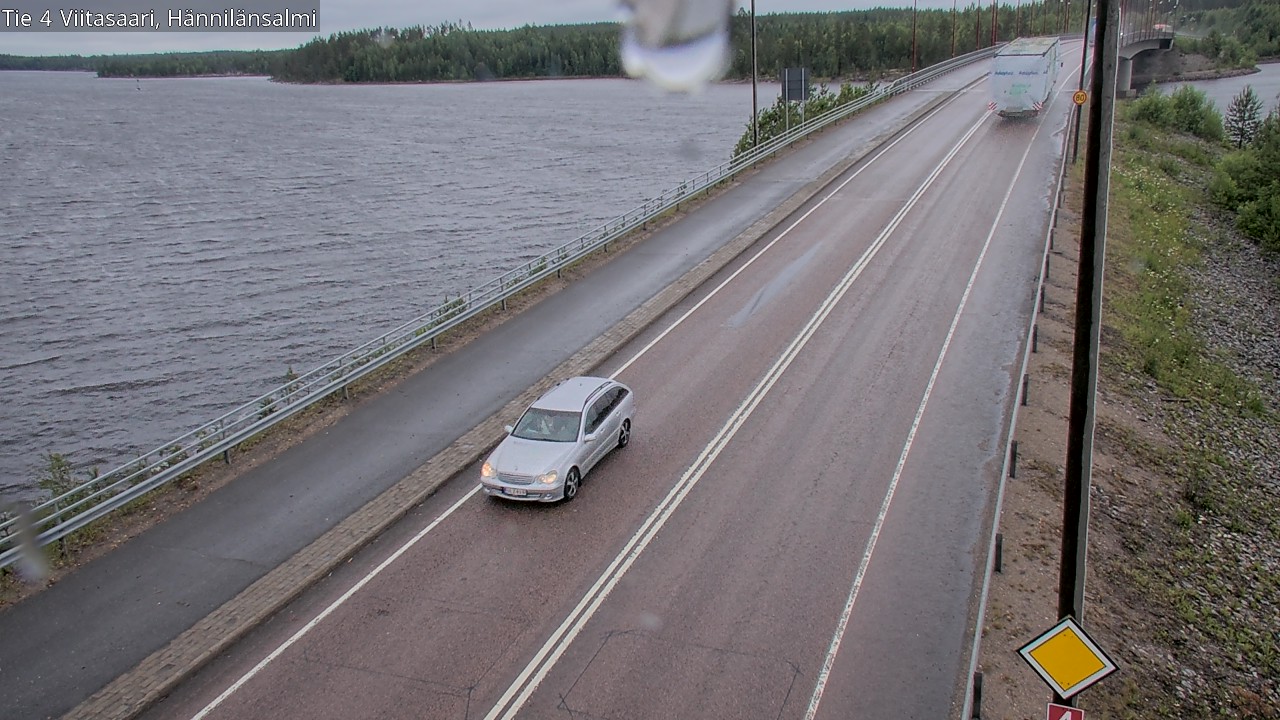Weather Camera Image Väg 4 Viitasaari Hännilänsalmi, Viitasaari, Keski-Suomi