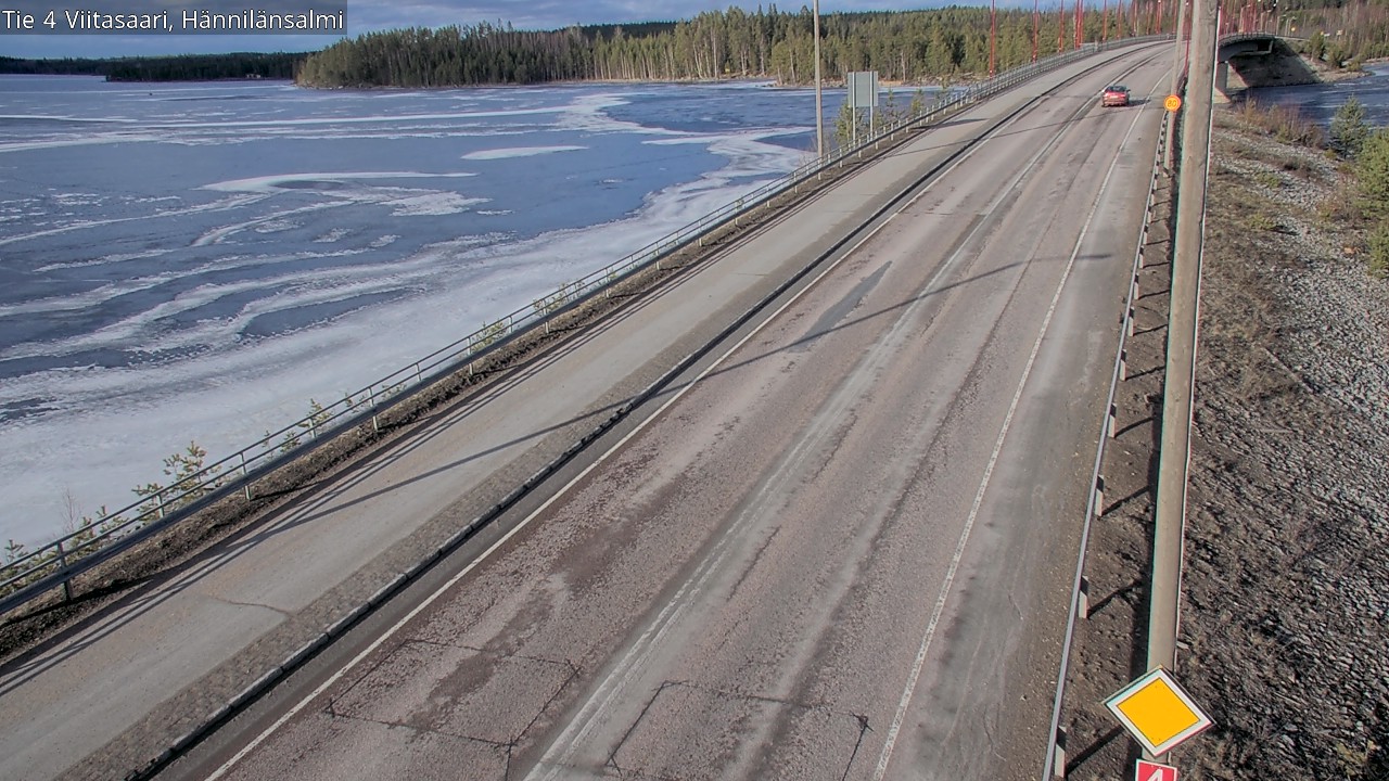 Weather Camera Image Road 4 Viitasaari Hännilänsalmi, Viitasaari, Keski-Suomi