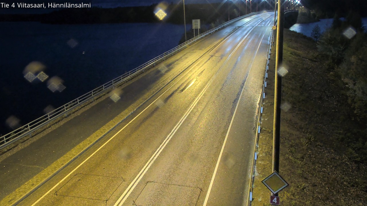 Weather Camera Image Väg 4 Viitasaari Hännilänsalmi, Viitasaari, Keski-Suomi