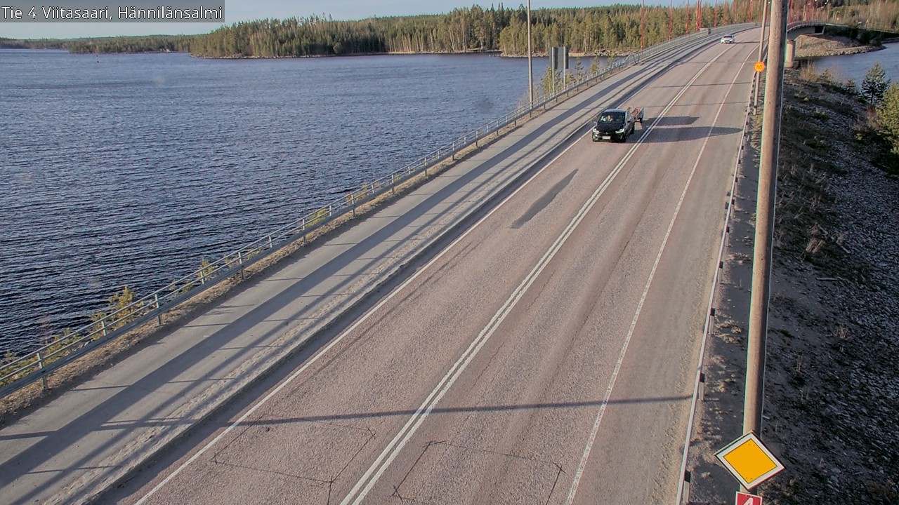 Weather Camera Image Väg 4 Viitasaari Hännilänsalmi, Viitasaari, Keski-Suomi