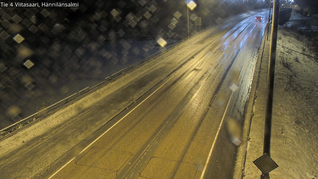 Weather Camera Image Väg 4 Viitasaari Hännilänsalmi, Viitasaari, Keski-Suomi