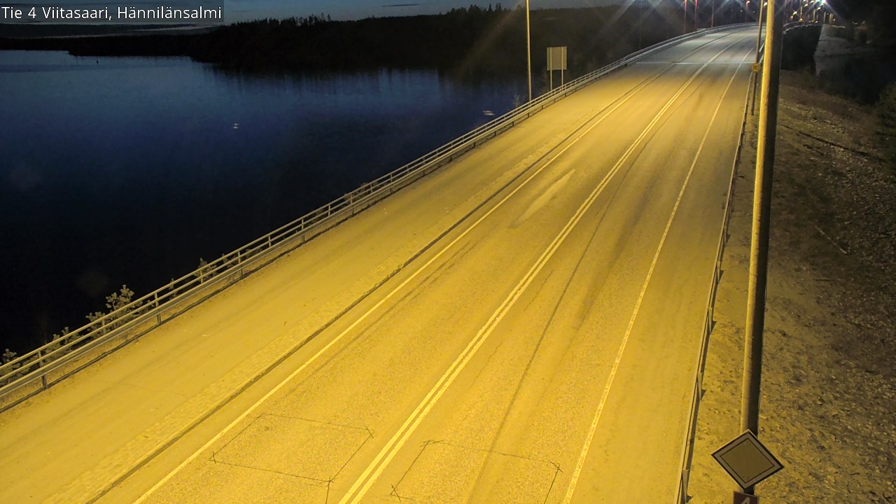 Weather Camera Image Väg 4 Viitasaari Hännilänsalmi, Viitasaari, Keski-Suomi