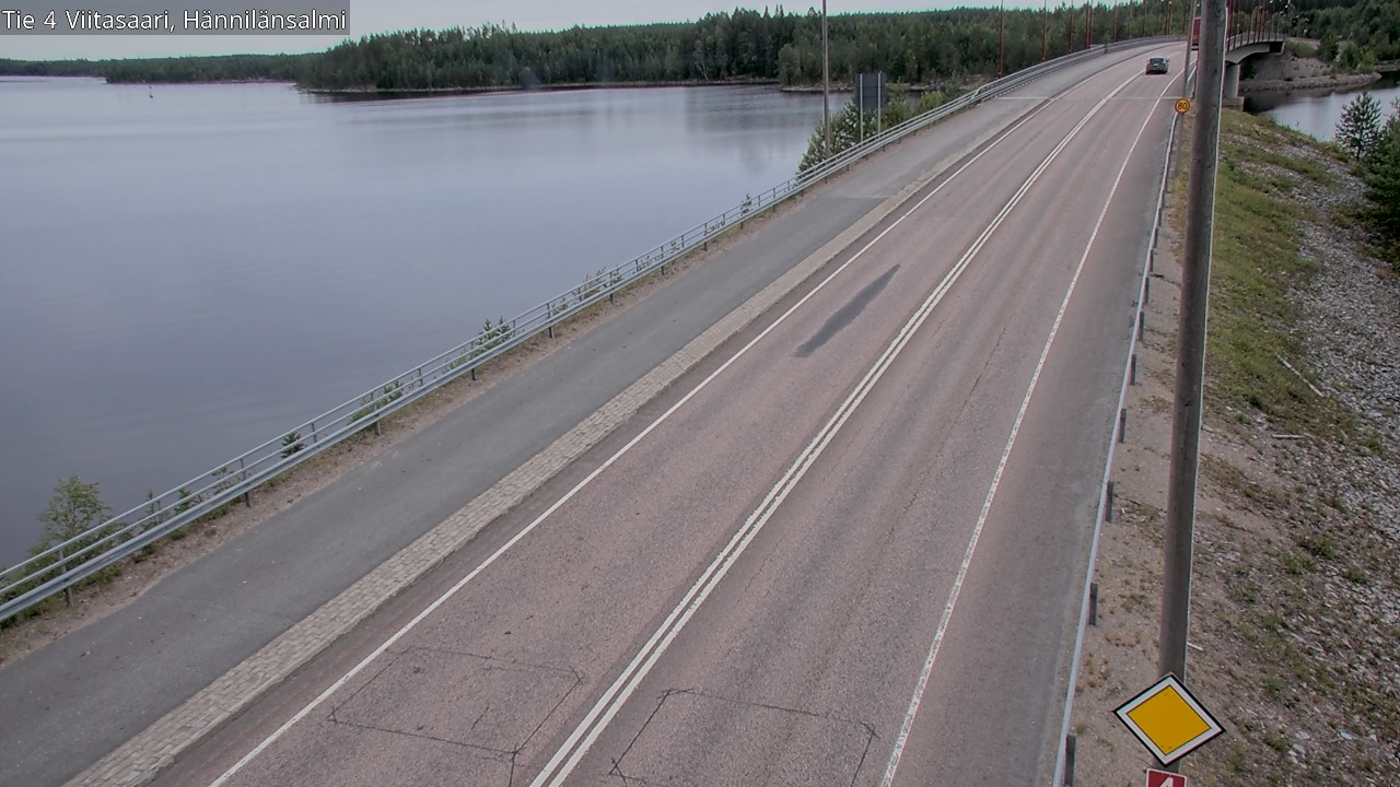 Weather Camera Image Road 4 Viitasaari Hännilänsalmi, Viitasaari, Keski-Suomi