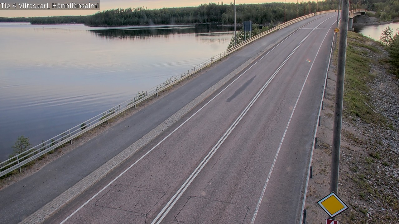 Weather Camera Image Road 4 Viitasaari Hännilänsalmi, Viitasaari, Keski-Suomi