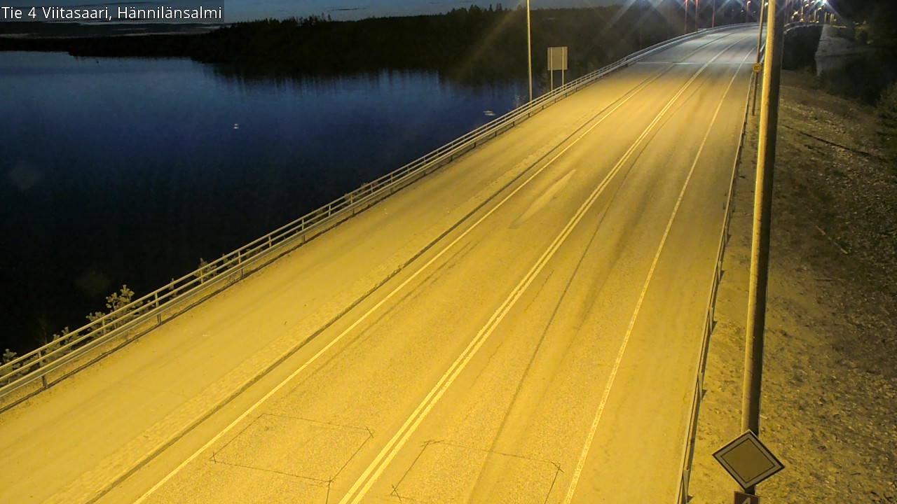 Weather Camera Image Väg 4 Viitasaari Hännilänsalmi, Viitasaari, Keski-Suomi