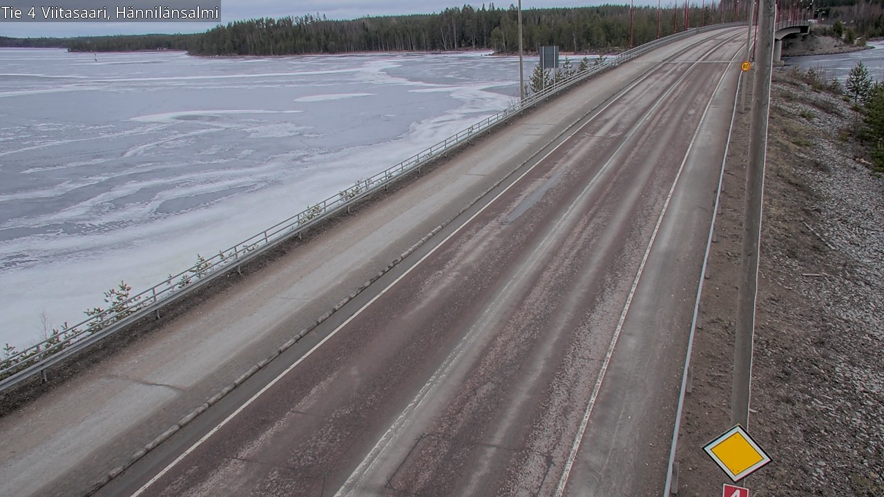 Weather Camera Image Road 4 Viitasaari Hännilänsalmi, Viitasaari, Keski-Suomi