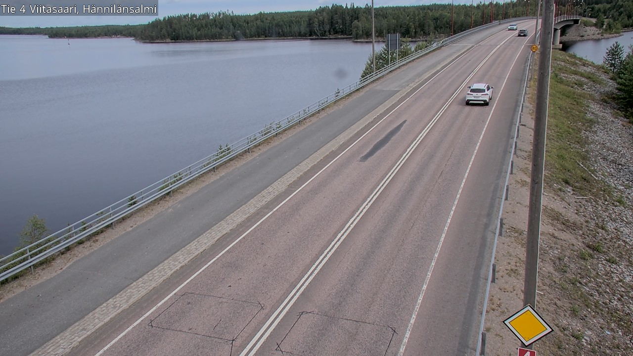 Weather Camera Image Road 4 Viitasaari Hännilänsalmi, Viitasaari, Keski-Suomi