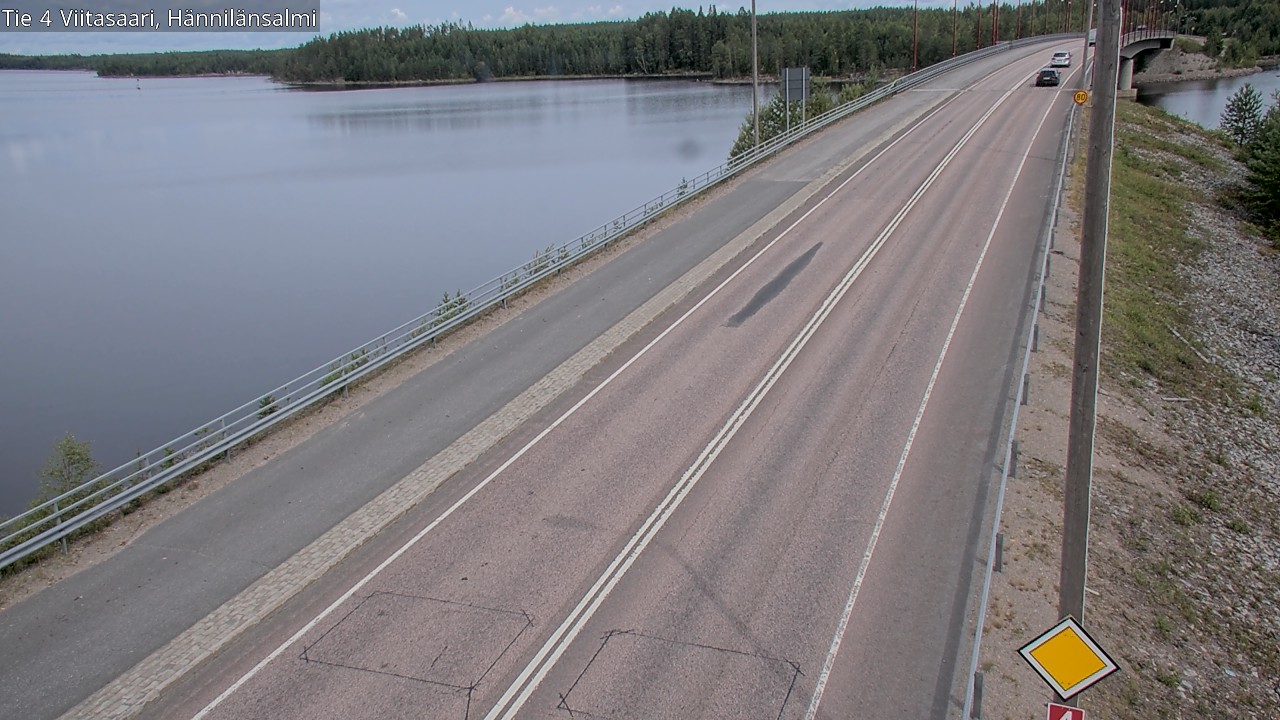 Weather Camera Image Road 4 Viitasaari Hännilänsalmi, Viitasaari, Keski-Suomi
