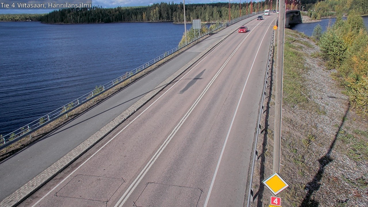 Weather Camera Image Road 4 Viitasaari Hännilänsalmi, Viitasaari, Keski-Suomi