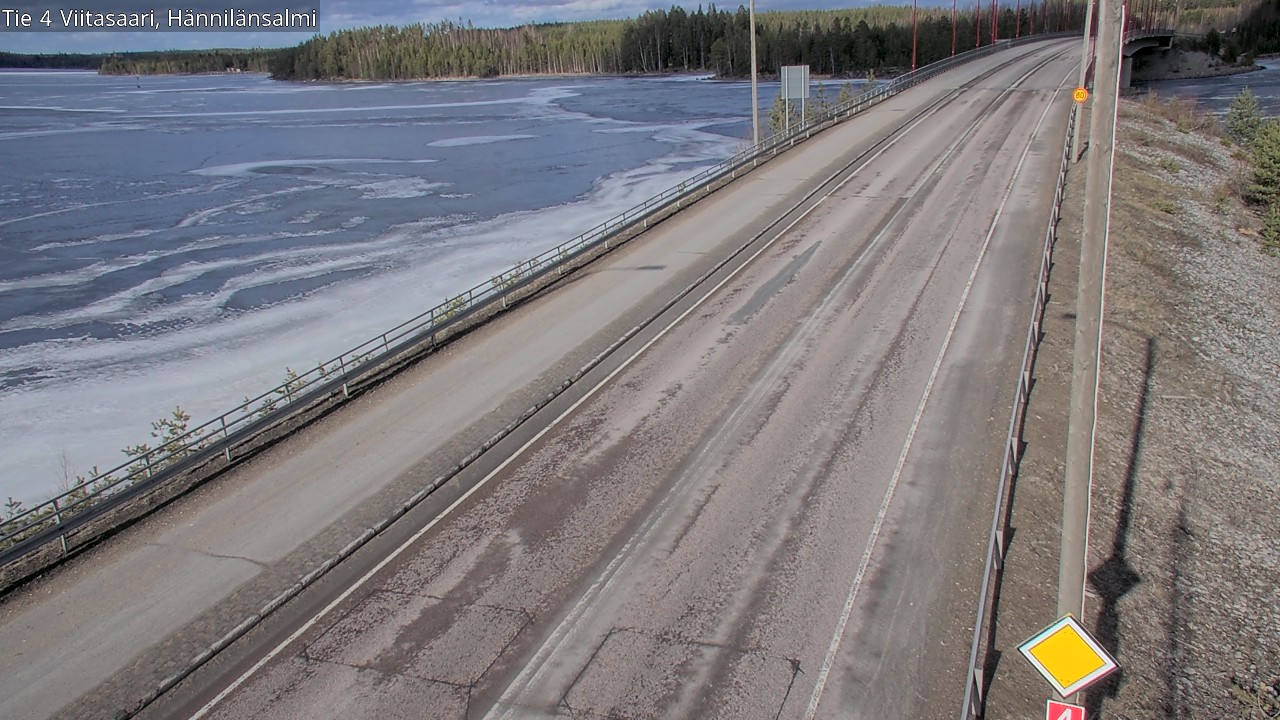 Weather Camera Image Road 4 Viitasaari Hännilänsalmi, Viitasaari, Keski-Suomi