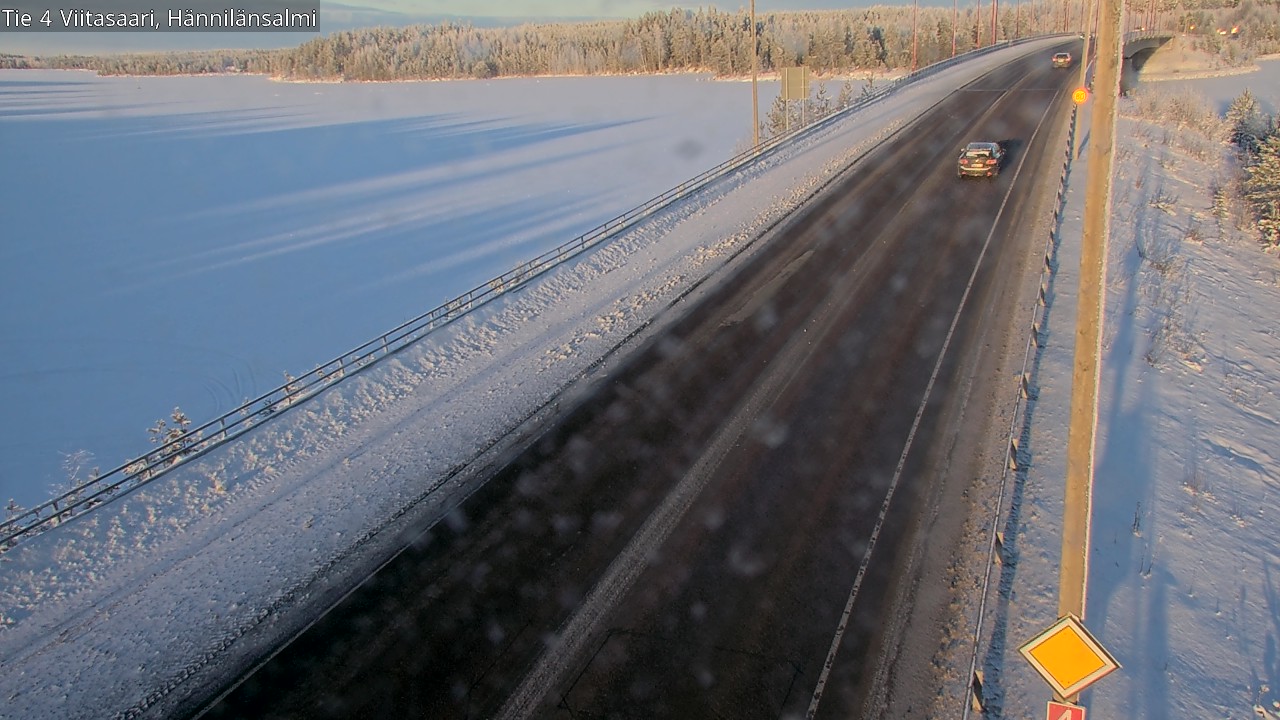 Weather Camera Image Road 4 Viitasaari Hännilänsalmi, Viitasaari, Keski-Suomi