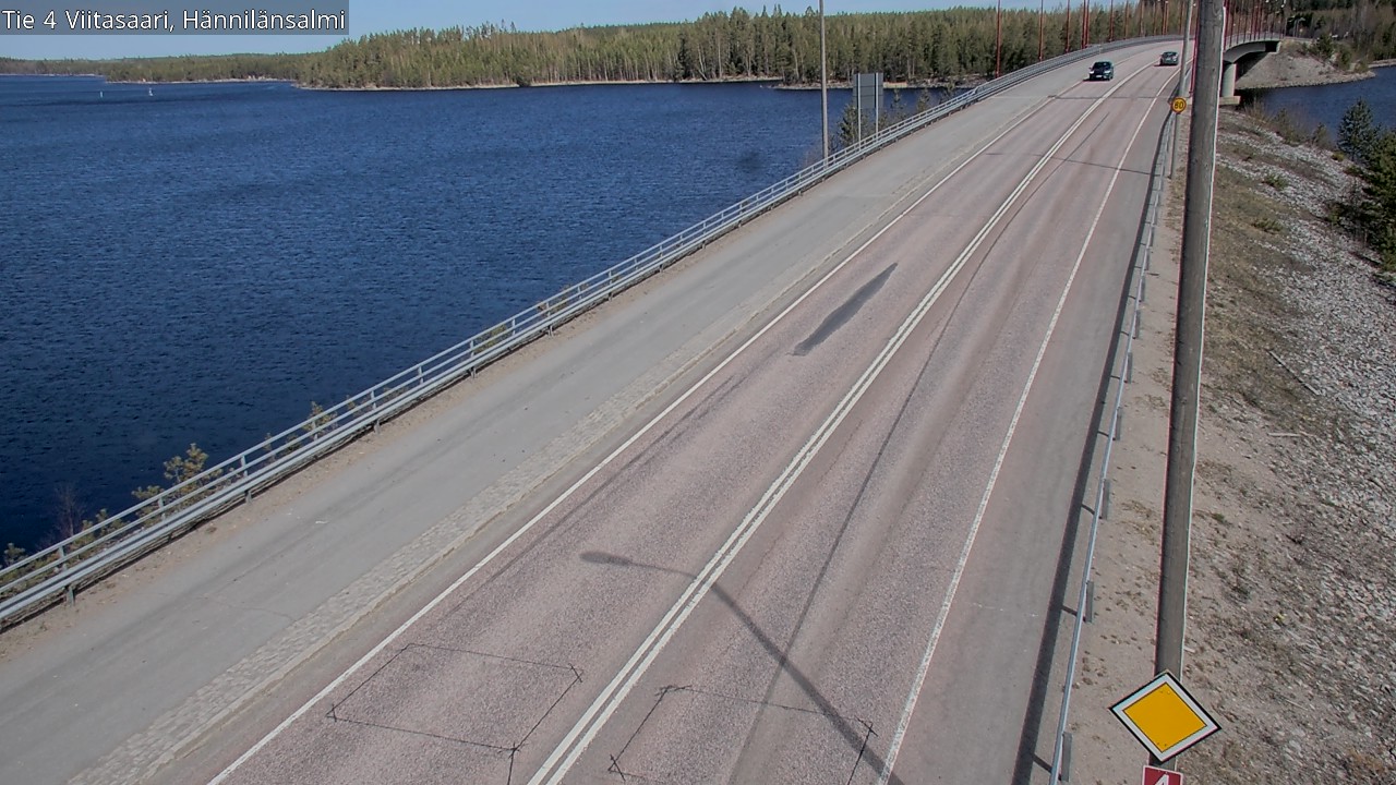 Weather Camera Image Road 4 Viitasaari Hännilänsalmi, Viitasaari, Keski-Suomi