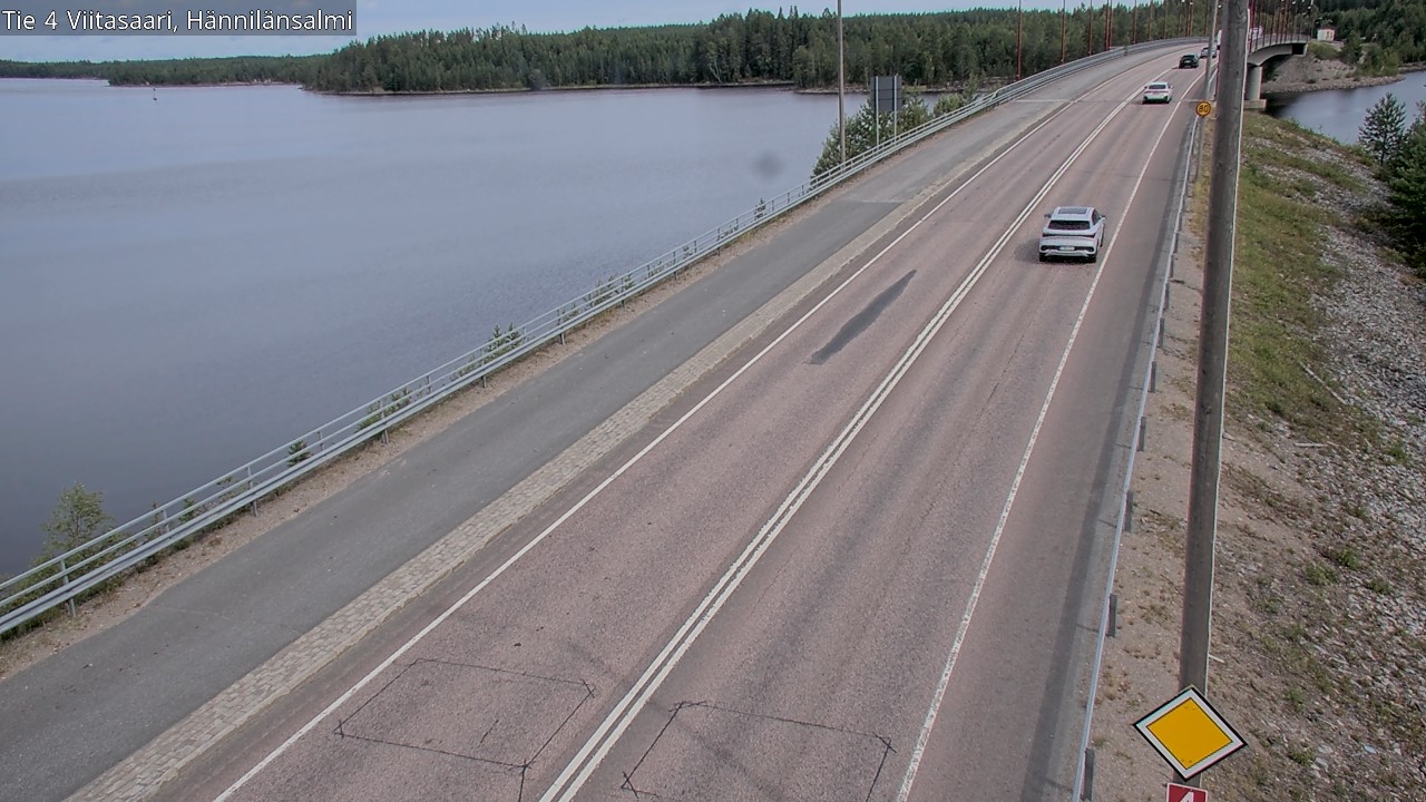 Weather Camera Image Road 4 Viitasaari Hännilänsalmi, Viitasaari, Keski-Suomi