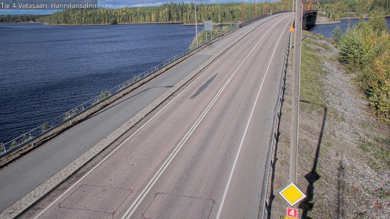 Weather Camera Image Road 4 Viitasaari Hännilänsalmi, Viitasaari, Keski-Suomi