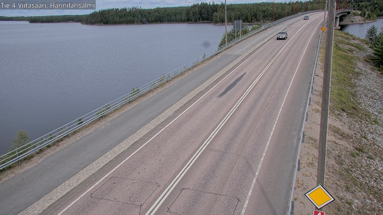 Weather Camera Image Road 4 Viitasaari Hännilänsalmi, Viitasaari, Keski-Suomi