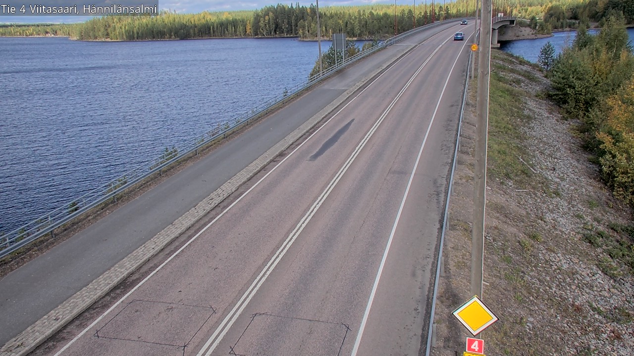Weather Camera Image Road 4 Viitasaari Hännilänsalmi, Viitasaari, Keski-Suomi