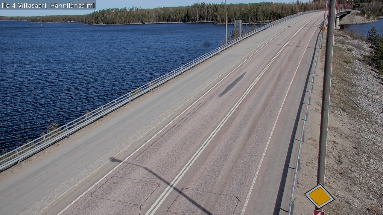 Weather Camera Image Väg 4 Viitasaari Hännilänsalmi, Viitasaari, Keski-Suomi