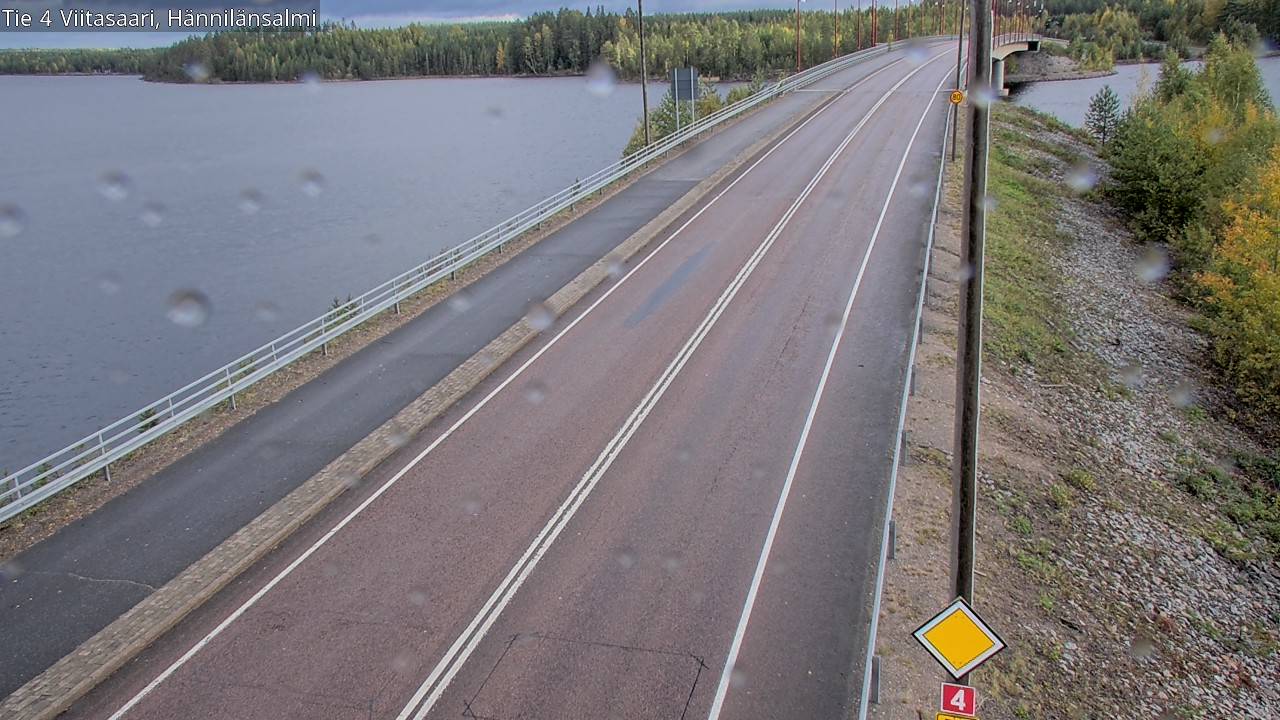 Weather Camera Image Väg 4 Viitasaari Hännilänsalmi, Viitasaari, Keski-Suomi