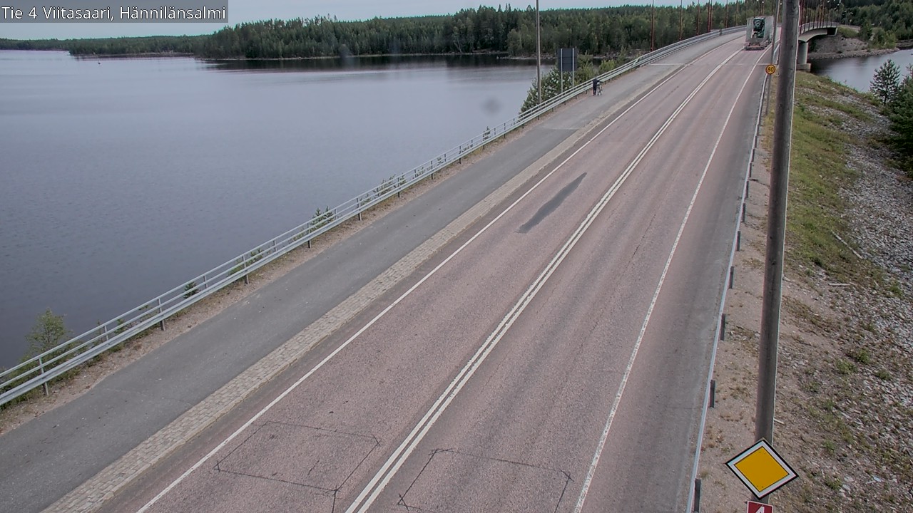 Weather Camera Image Road 4 Viitasaari Hännilänsalmi, Viitasaari, Keski-Suomi