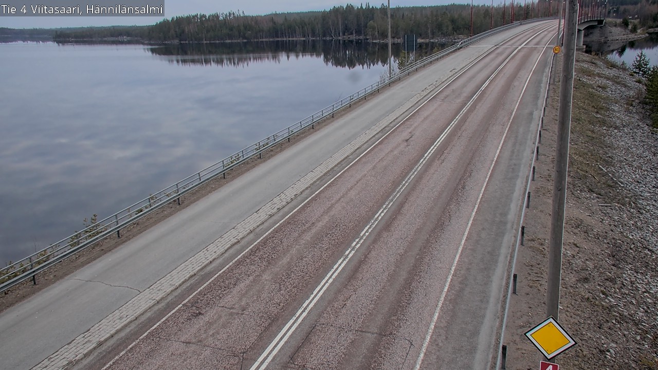 Weather Camera Image Väg 4 Viitasaari Hännilänsalmi, Viitasaari, Keski-Suomi