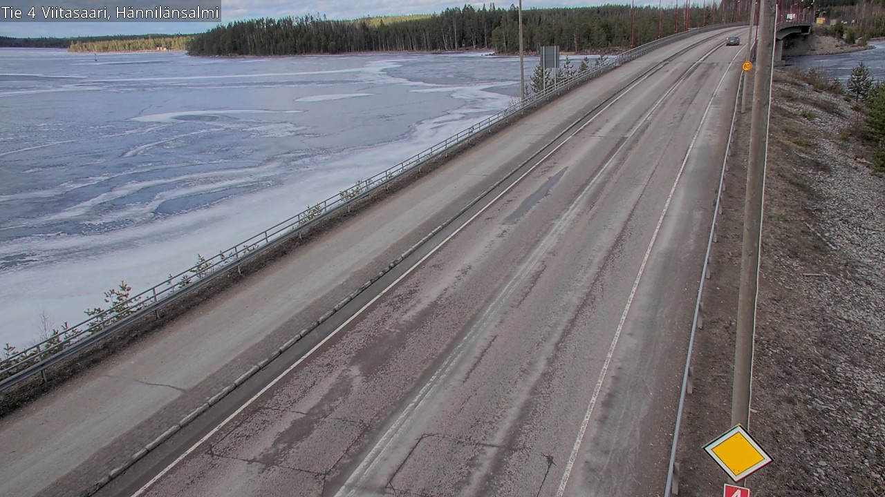 Weather Camera Image Road 4 Viitasaari Hännilänsalmi, Viitasaari, Keski-Suomi
