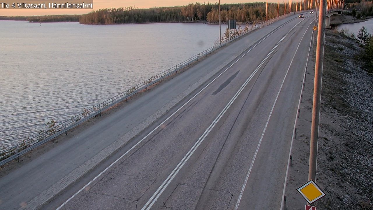 Weather Camera Image Väg 4 Viitasaari Hännilänsalmi, Viitasaari, Keski-Suomi