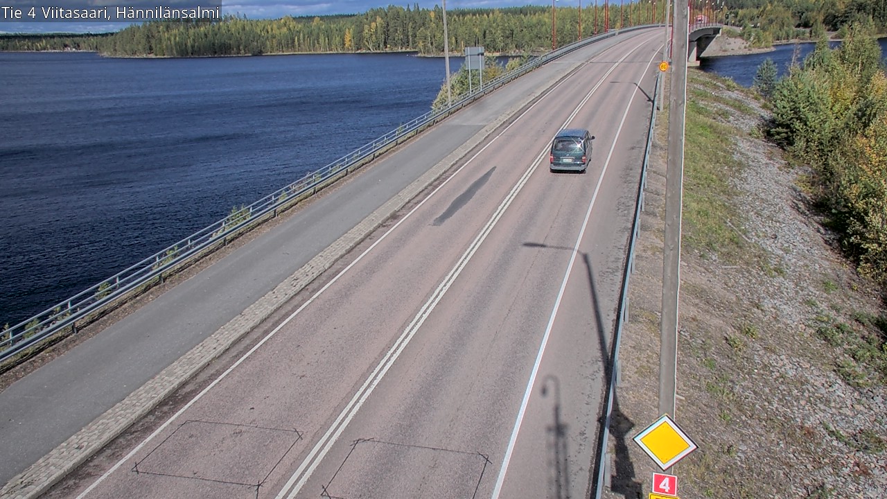 Weather Camera Image Road 4 Viitasaari Hännilänsalmi, Viitasaari, Keski-Suomi