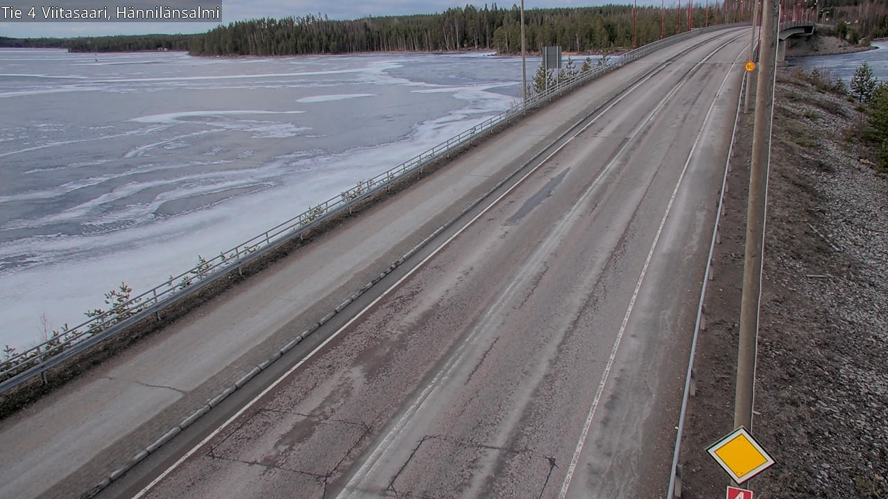 Weather Camera Image Road 4 Viitasaari Hännilänsalmi, Viitasaari, Keski-Suomi