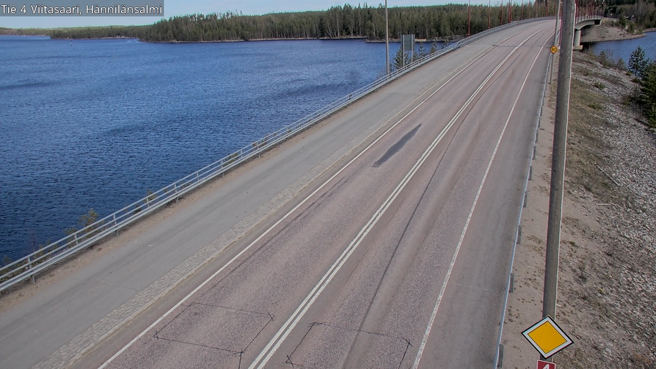Weather Camera Image Road 4 Viitasaari Hännilänsalmi, Viitasaari, Keski-Suomi