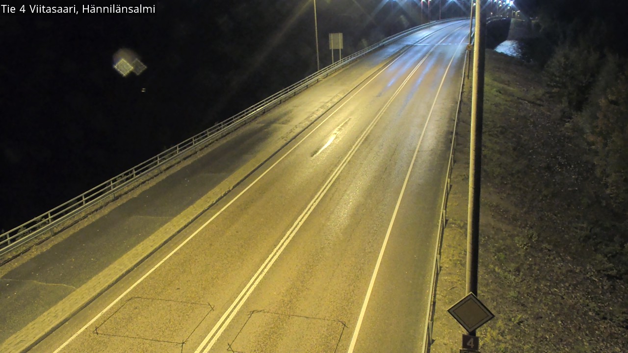 Weather Camera Image Väg 4 Viitasaari Hännilänsalmi, Viitasaari, Keski-Suomi