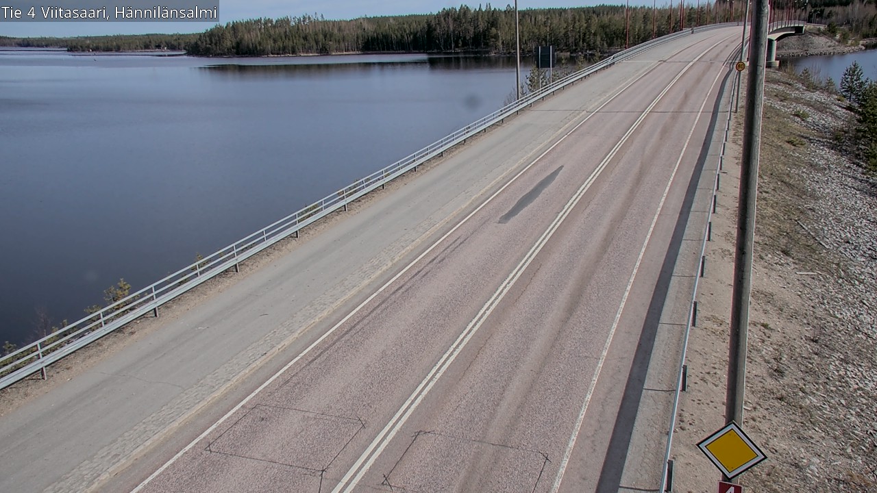 Weather Camera Image Väg 4 Viitasaari Hännilänsalmi, Viitasaari, Keski-Suomi