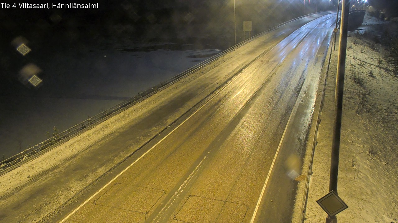 Weather Camera Image Väg 4 Viitasaari Hännilänsalmi, Viitasaari, Keski-Suomi
