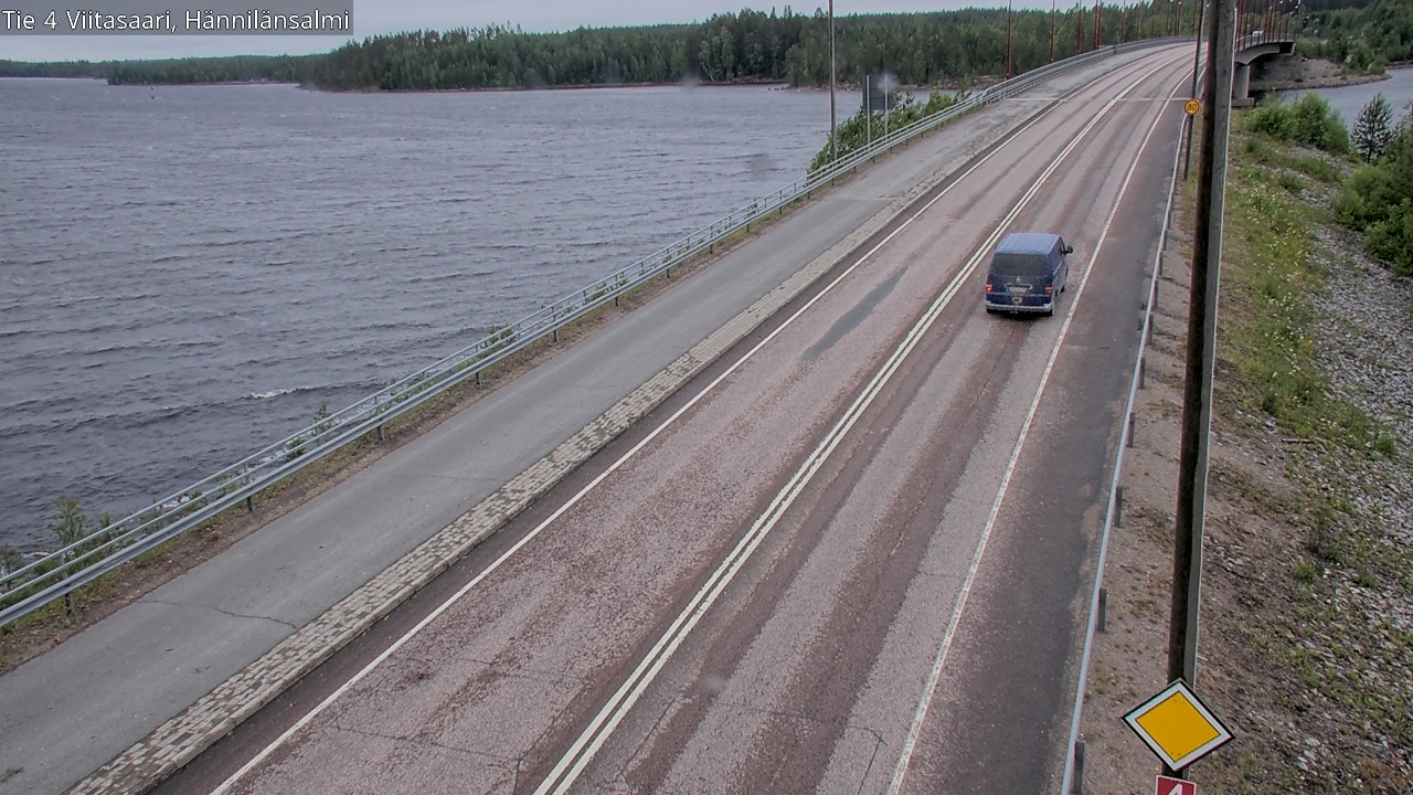 Weather Camera Image Road 4 Viitasaari Hännilänsalmi, Viitasaari, Keski-Suomi