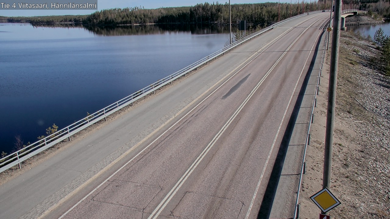 Weather Camera Image Väg 4 Viitasaari Hännilänsalmi, Viitasaari, Keski-Suomi
