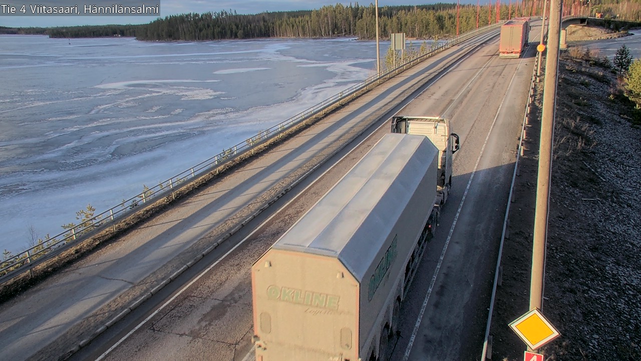 Weather Camera Image Road 4 Viitasaari Hännilänsalmi, Viitasaari, Keski-Suomi