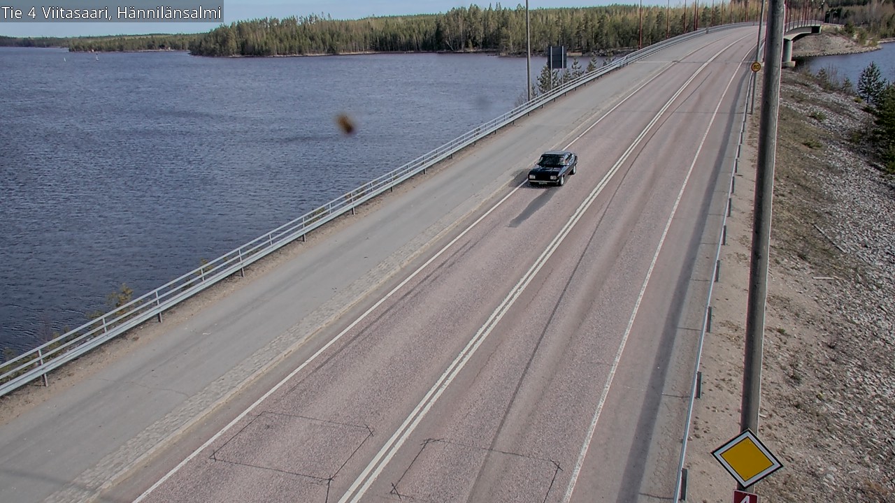 Weather Camera Image Road 4 Viitasaari Hännilänsalmi, Viitasaari, Keski-Suomi