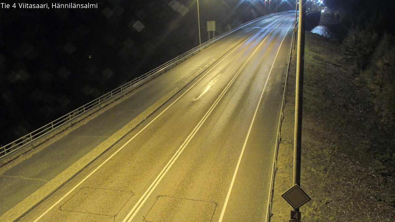 Weather Camera Image Väg 4 Viitasaari Hännilänsalmi, Viitasaari, Keski-Suomi