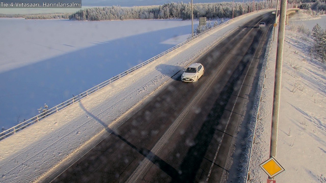 Weather Camera Image Väg 4 Viitasaari Hännilänsalmi, Viitasaari, Keski-Suomi