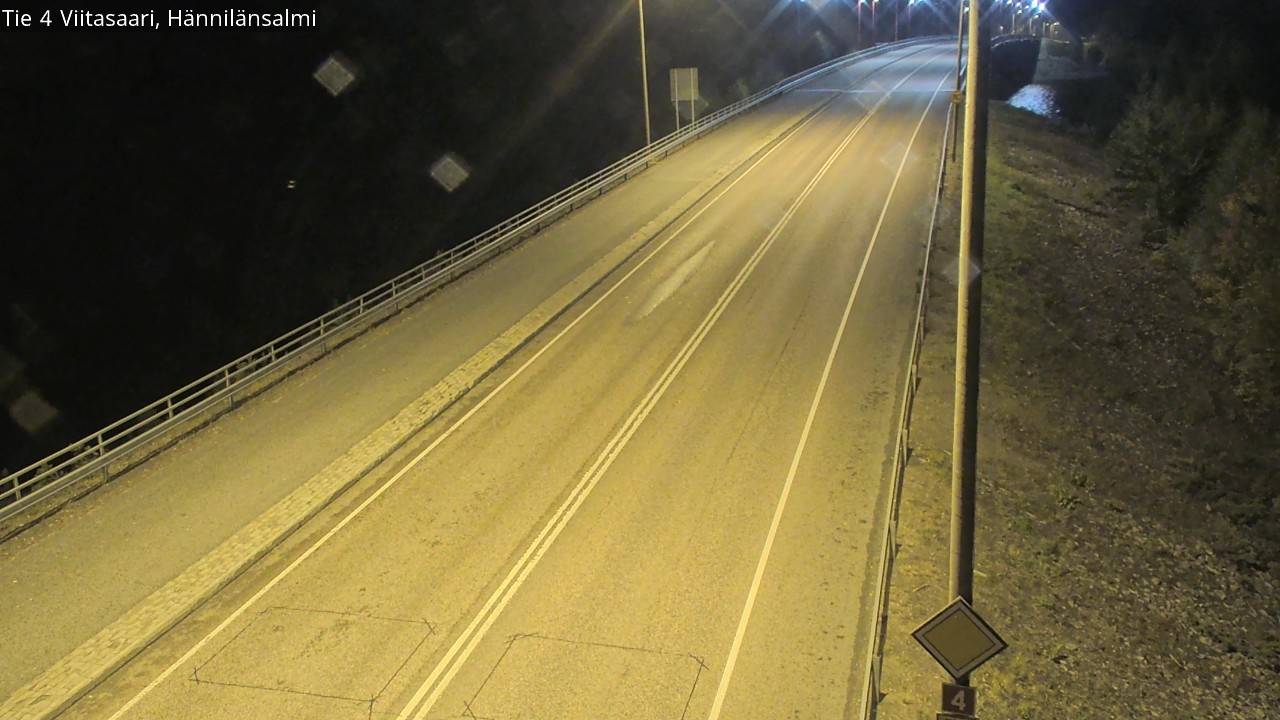 Weather Camera Image Väg 4 Viitasaari Hännilänsalmi, Viitasaari, Keski-Suomi