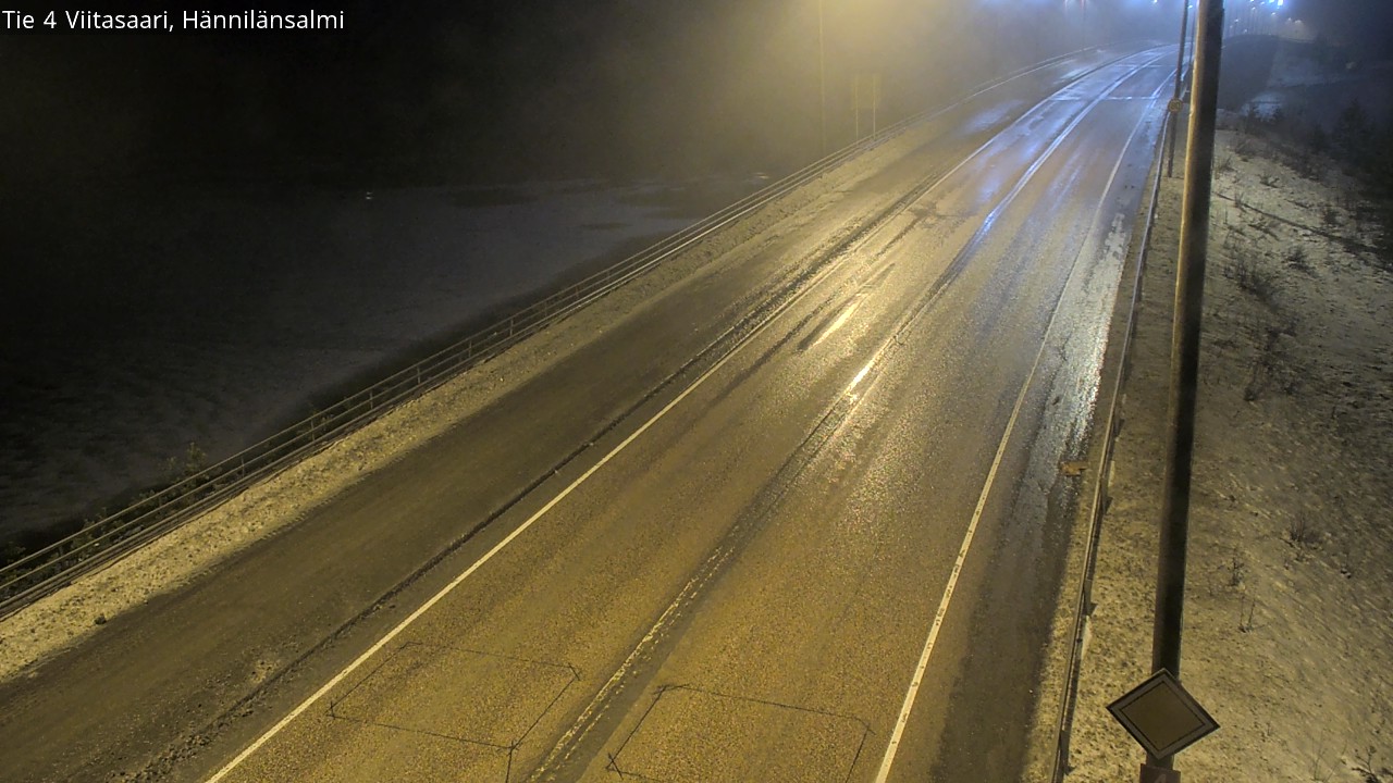 Weather Camera Image Väg 4 Viitasaari Hännilänsalmi, Viitasaari, Keski-Suomi