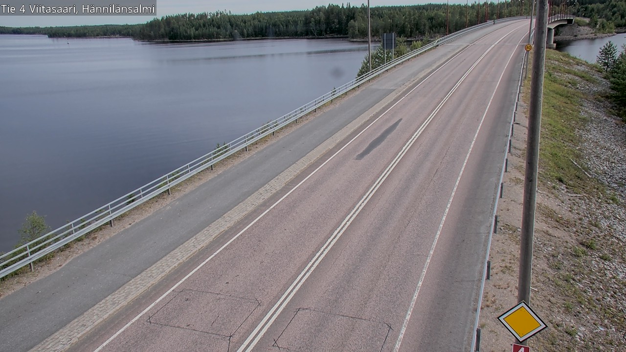 Weather Camera Image Road 4 Viitasaari Hännilänsalmi, Viitasaari, Keski-Suomi
