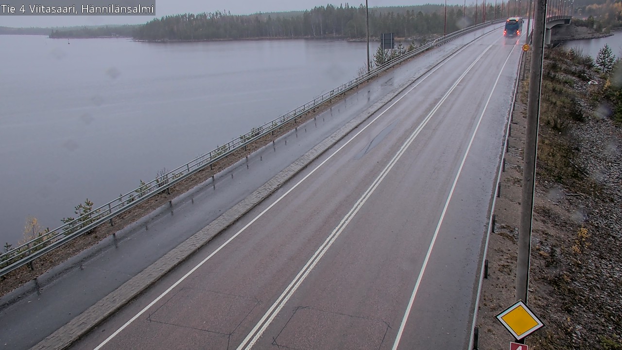 Weather Camera Image Väg 4 Viitasaari Hännilänsalmi, Viitasaari, Keski-Suomi