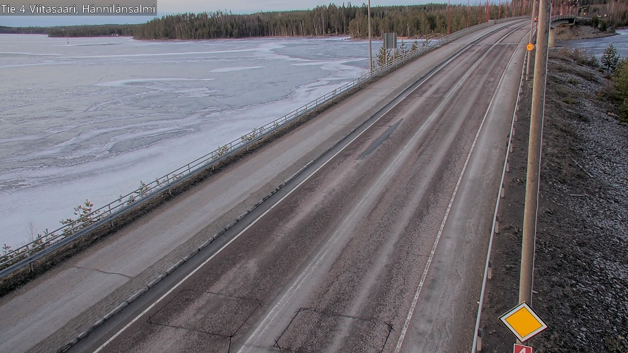 Weather Camera Image Road 4 Viitasaari Hännilänsalmi, Viitasaari, Keski-Suomi