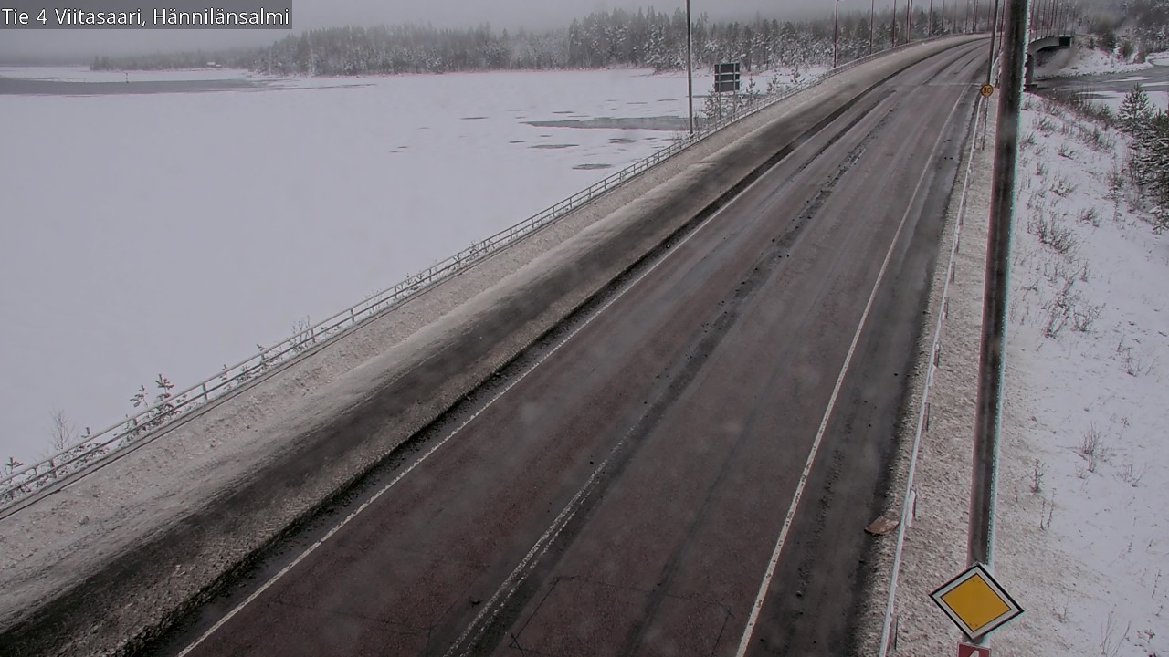 Weather Camera Image Väg 4 Viitasaari Hännilänsalmi, Viitasaari, Keski-Suomi