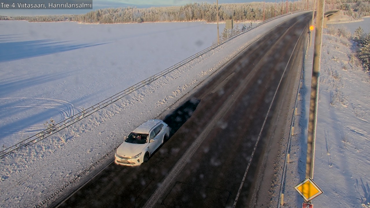 Weather Camera Image Road 4 Viitasaari Hännilänsalmi, Viitasaari, Keski-Suomi