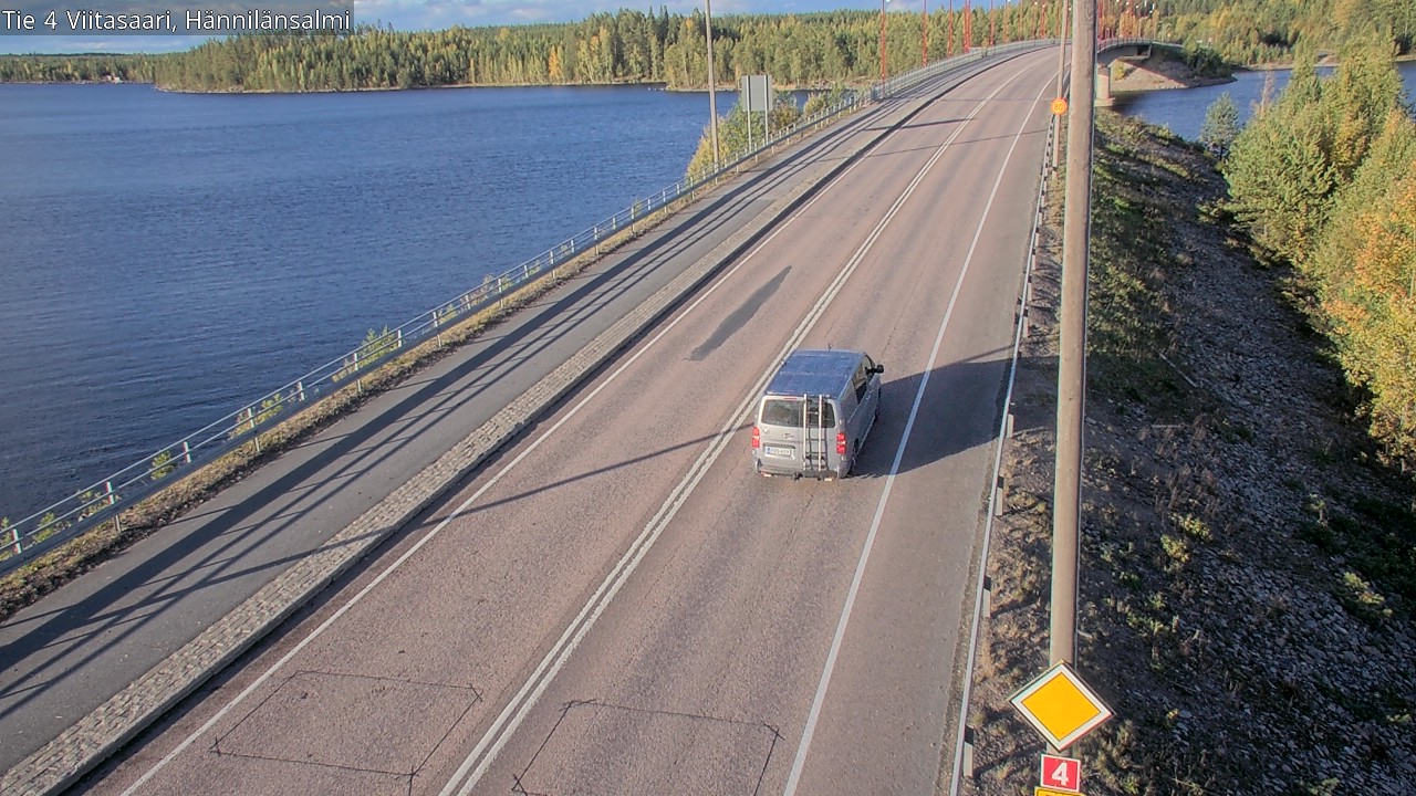 Weather Camera Image Road 4 Viitasaari Hännilänsalmi, Viitasaari, Keski-Suomi